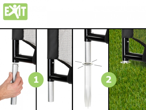 Torwand 180x120x60cm Soccer Goal EXIT Maestro Goal 41.03.10.00 Fußballtor inkl Torwand 180x120x60cm Soccer Goal EXIT Maestro Goal 41.03.10.00 Fußballtor inkl