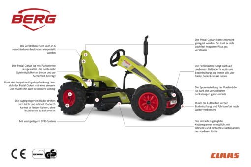BERG Claas BFR-3 ab 5-6 Jahren (07.21.01.00) " – Bild 2