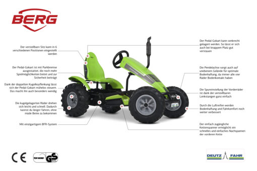 BERG Deutz Fahr BFR-3 ab 5-6 Jahren (07.21.05.00) " – Bild 2