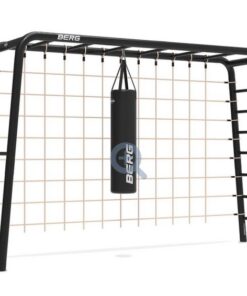 BERG Playbase Klettergerüst "L" mit Reckstange, 1 xLeiter, Kletternetz L & Boxsack 22.42.00.00 *