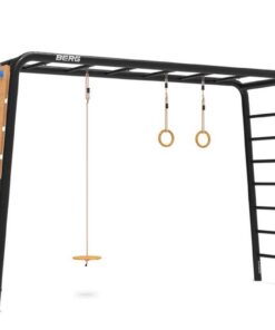 BERG Playbase Klettergerüst "L "mit 1 x Leiter,Ringe, Holztellerschaukel Kletterwand  22.41.03.00 *